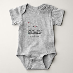 Henry, Be you .. Be Famous Baby Bodysuit