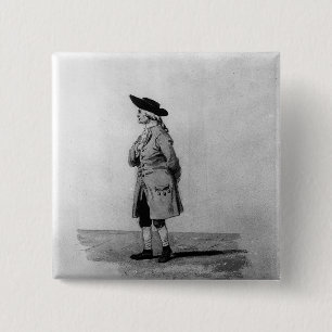 Henry Cavendish, F.R.S. , 19th c. 15 Cm Square Badge