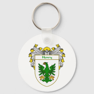 Henry Coat of Arms (Mantled) Key Ring