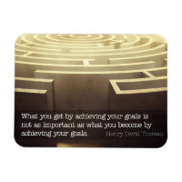 Henry David Thoreau Inspirational Quote "Become"