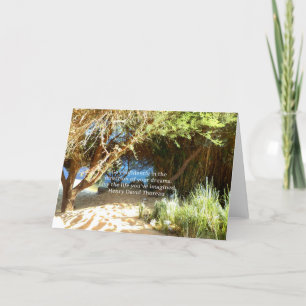 Henry David Thoreau Motivational Dream Quotation Card