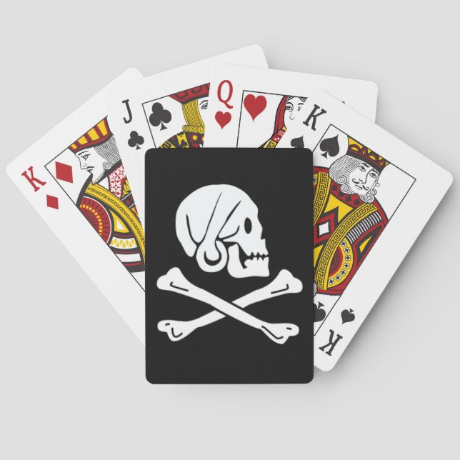 Henry Every Authentic Pirate Flag Playing Cards (Back)
