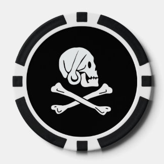 Henry Every Flag Pirate Flag Poker Chips