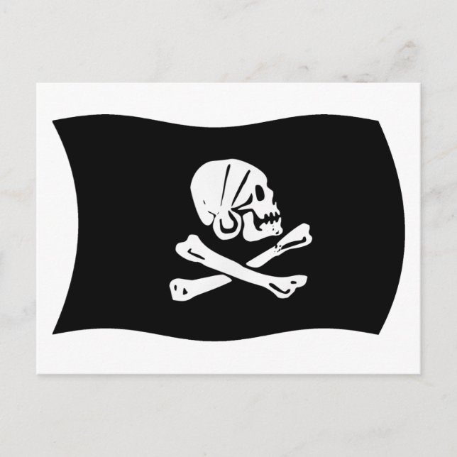 Henry Every Flag Postcard (Front)