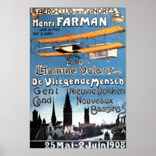 Henry Farman Flies the Flying Man Promo Poster