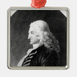Henry Fielding engraved by Samuel Freeman Metal Tree Decoration