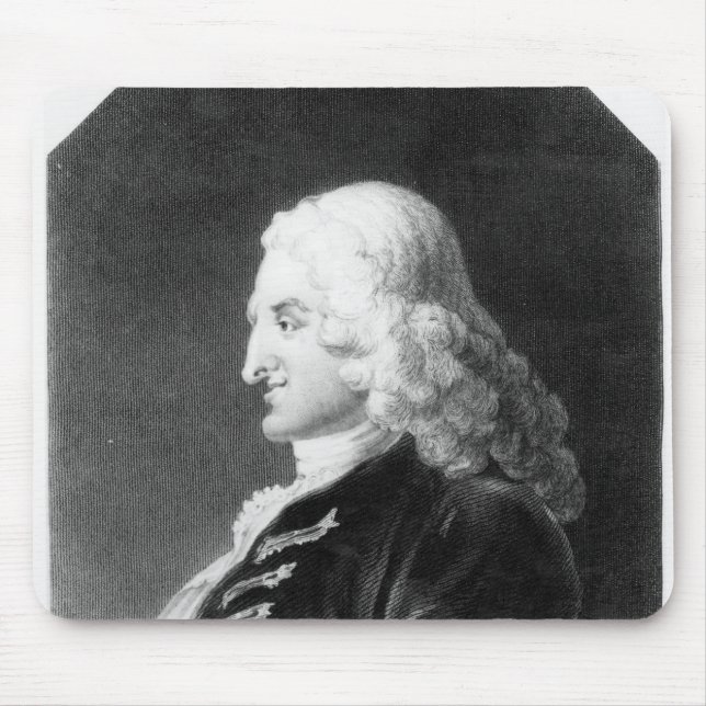 Henry Fielding  engraved by Samuel Freeman Mouse Pad (Front)