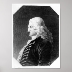Henry Fielding engraved by Samuel Freeman Poster