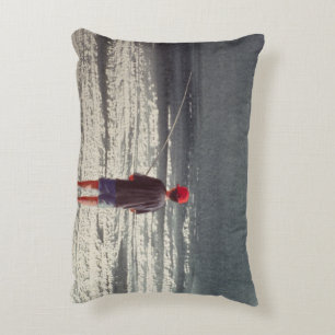 Henry Fishing Alps 1990 Decorative Cushion