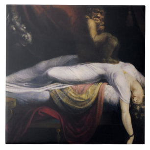 Henry Fuseli - The Nightmare Ceramic Tile