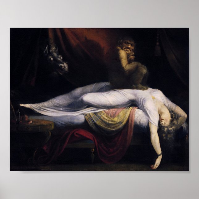 Henry Fuseli The Nightmare Painting Poster (Front)