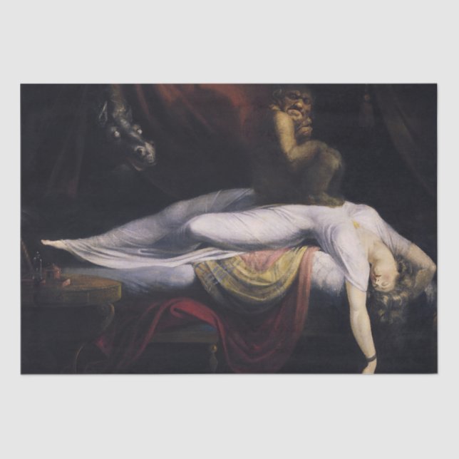 Henry Fuseli The Nightmare Painting Tissue Paper (Front)