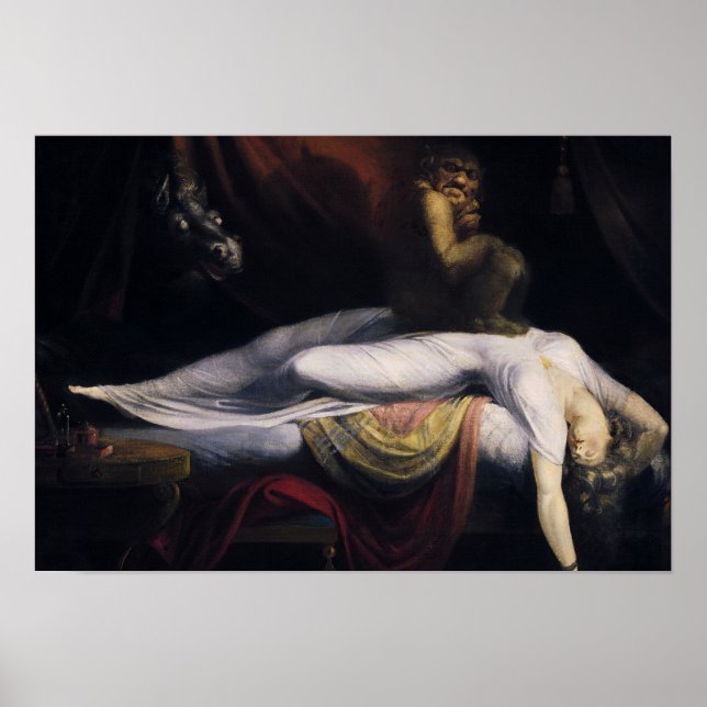 Henry Fuseli - The Nightmare Poster (Front)