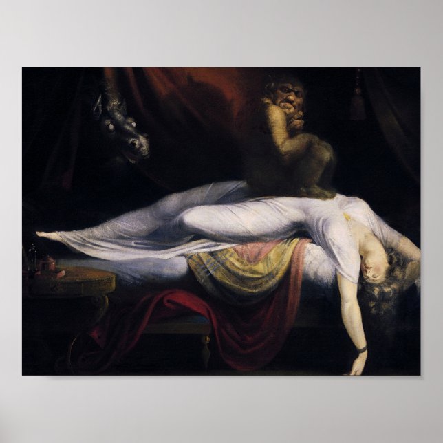 Henry Fuseli - The Nightmare Poster (Front)