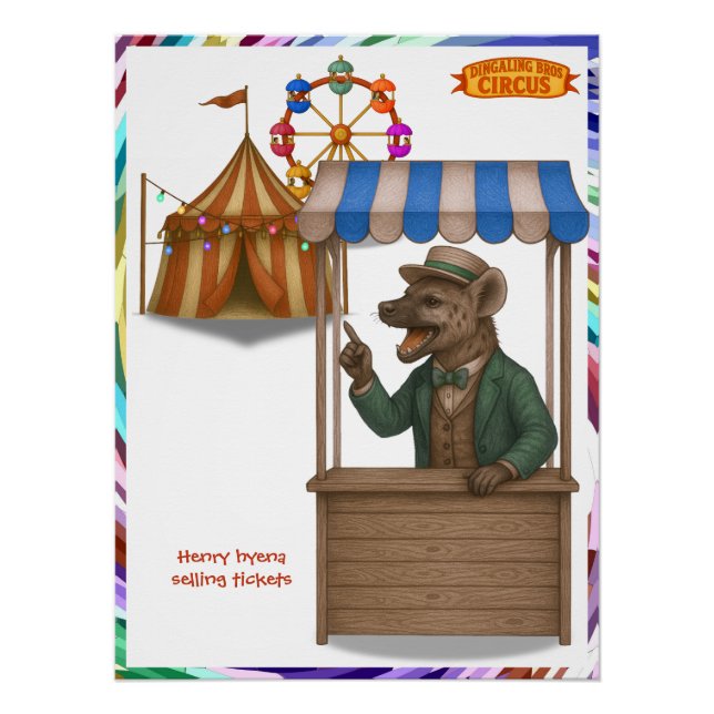 Henry hyena hawker poster (Front)