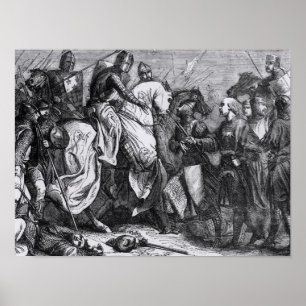 Henry III  at the Battle of Lewes, 14th May 1264 Poster