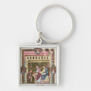Henry III  with the Apostles Simon and Jude Key Ring