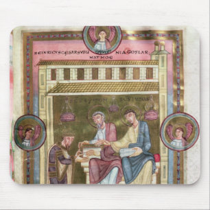 Henry III  with the Apostles Simon and Jude Mouse Pad