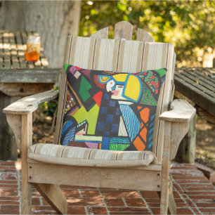 Henry Lyman Sayen Painting Daughter in a Rocker Cushion