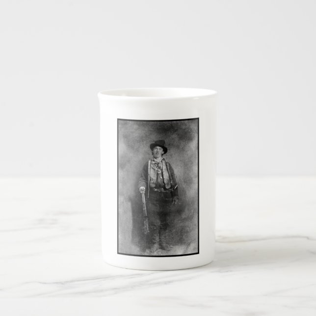 Henry McCarty, Billy the Outlaw Kid of Old West Bone China Mug (Front)
