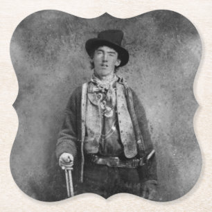 Henry McCarty, Billy the Outlaw Kid of Old West Paper Coaster