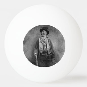 Henry McCarty, Billy the Outlaw Kid of Old West Ping Pong Ball