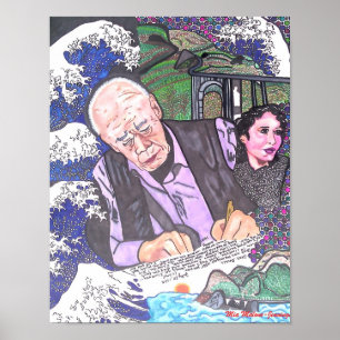 Henry Miller, Anais Nin and Big Sur Poster