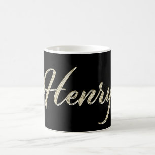 Henry Name whitegold Tasse Teetasse Kaffeetasse Coffee Mug