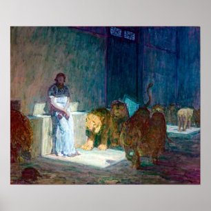 Henry Ossawa Tanner Daniel in the Lions' Den Poster