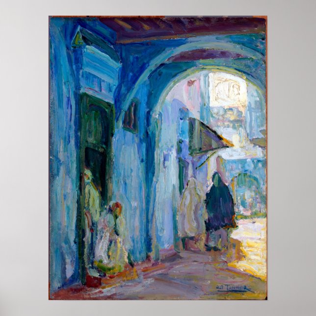 Henry Ossawa Tanner Street in Tangier Poster (Front)
