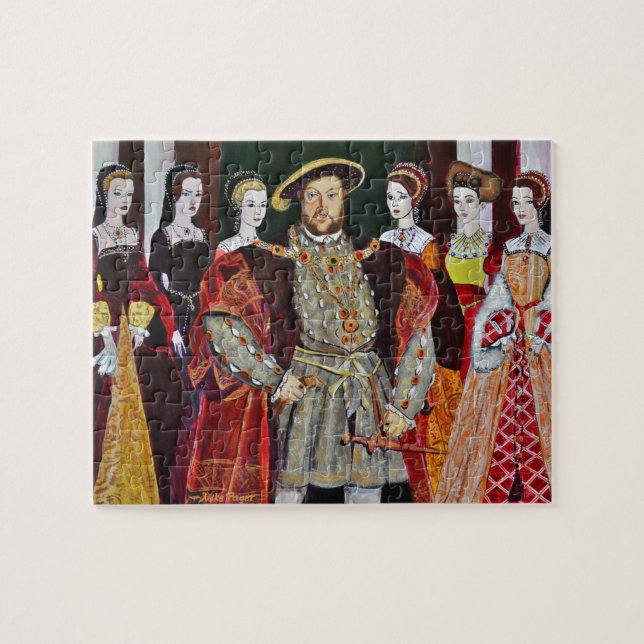 Henry The Eighth and His Six Wives Jigsaw Puzzle (Horizontal)
