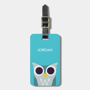 Henry the Owl Luggage Tag