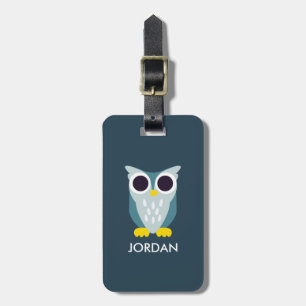 Henry the Owl Luggage Tag