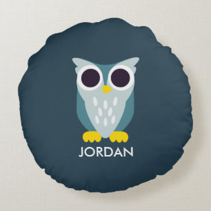 Henry the Owl Round Cushion