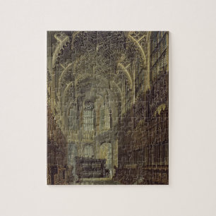 Henry the Seventh Chapel, plate 8 from 'Westminste Jigsaw Puzzle