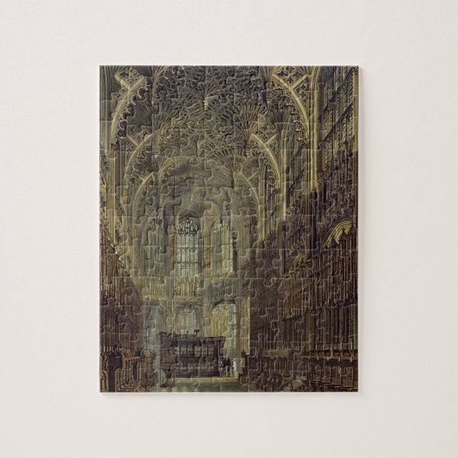 Henry the Seventh Chapel, plate 8 from 'Westminste Jigsaw Puzzle (Vertical)