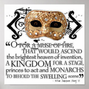 Henry V Quote Poster