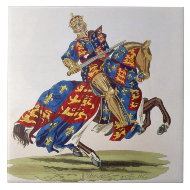 Henry VI, King of England (1421-71), 1422, from 'A Ceramic Tile (Front)