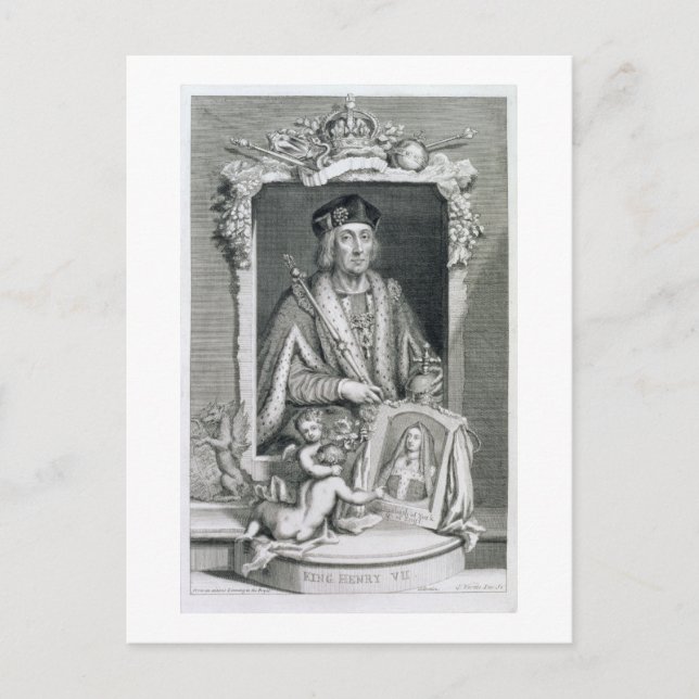 Henry VII (1457-1509) King of England from 1485, a Postcard (Front)
