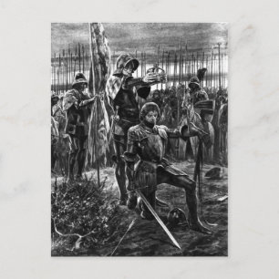 Henry VII at Bosworth Postcard