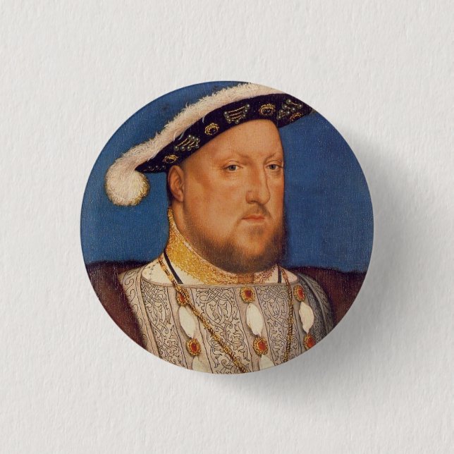 Henry VIII 3 Cm Round Badge (Front)
