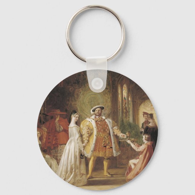Henry VIII and Anne Boleyn Key Ring (Front)