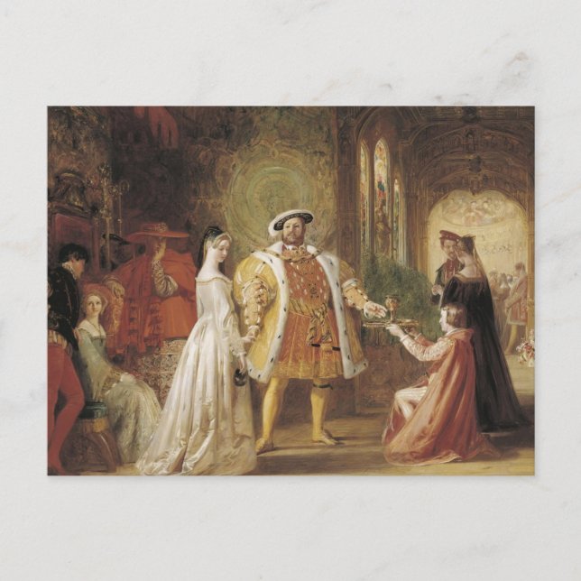 Henry VIII and Anne Boleyn Postcard (Front)