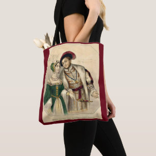 Henry VIII and Anne Boleyn Tote Bag