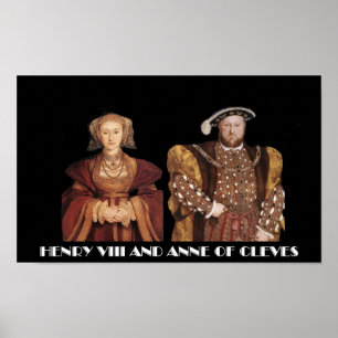 Henry VIII and Anne of Cleves Poster