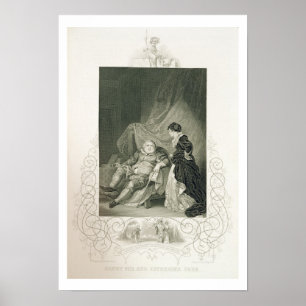 Henry VIII and Catherine Parr, in the play Henry V Poster
