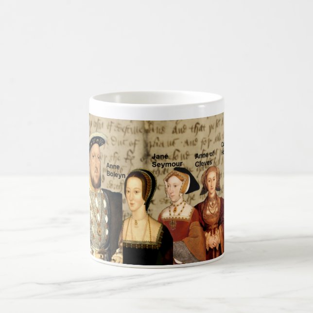Henry VIII and his wives Mug (Center)