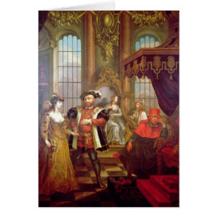 Henry VIII introducing Anne Boleyn at court