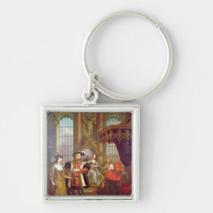 Henry VIII  introducing Anne Boleyn at court Key Ring