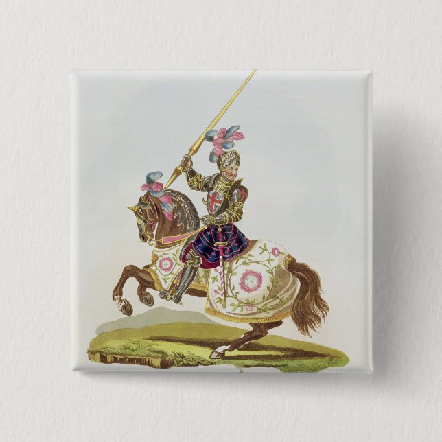 Henry VIII, King of England (1491-1547) 1525, from 15 Cm Square Badge (Front)